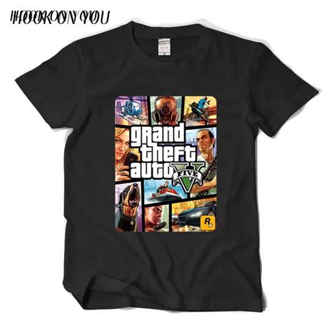 Grand Theft Auto Gta T Shirt Men Street Long With Gta 5 T Shirt Men