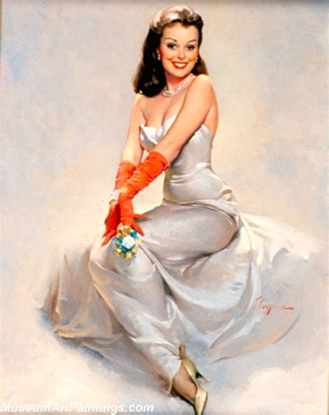 Pin Up Paintings A Christmas Eve