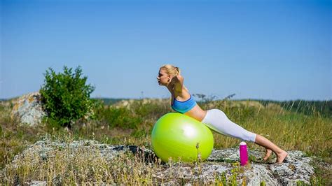 Celana Yoga Wanita Perut Telanjang Bola Latihan Pantat Bra Olahraga Wallpaper Hd