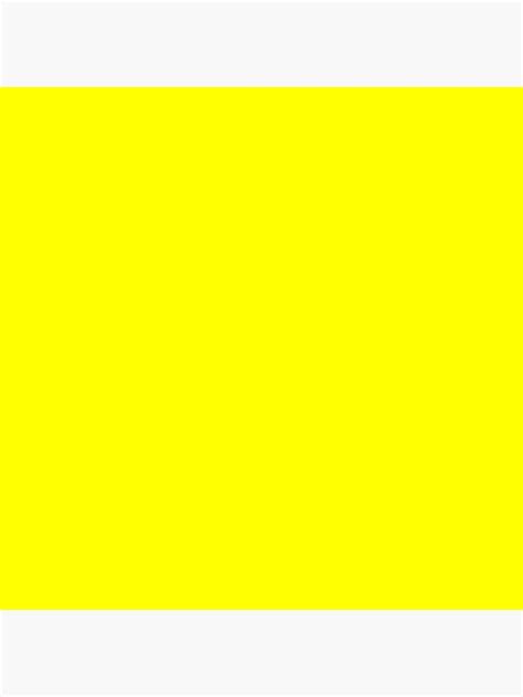 Bright Fluorescent Yellow Neon Poster For Sale By Podartist Redbubble