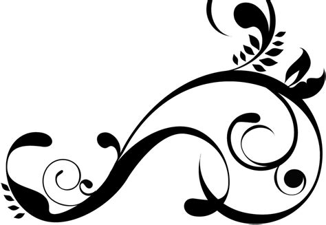 Swirls Clipart Black And White 10 Free Cliparts Download Images On