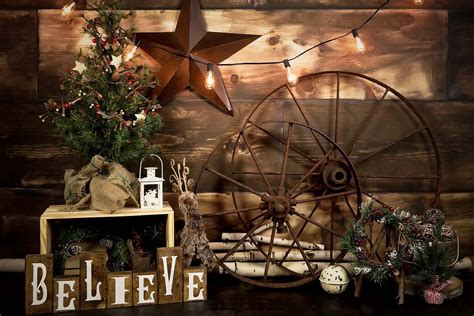 Rustic Country Christmas Backgrounds That Most Magical Of Seasons Is
