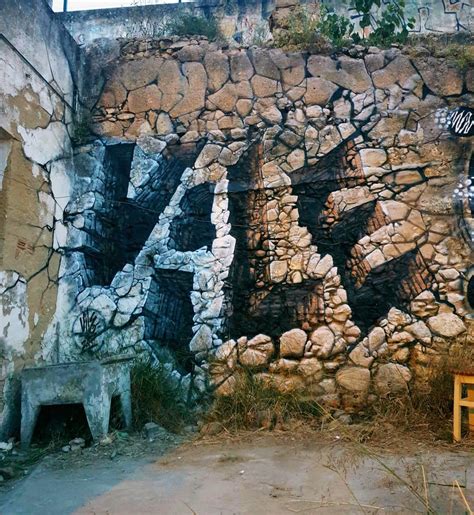 Impressive Painted Illusions By Portuguese Graffiti Artist Vile