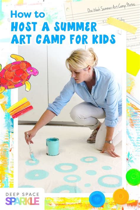 How To Host A Summer Art Camp For Kids Deep Space Sparkle Art Camp