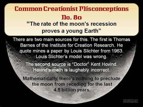 Creationist Misconceptions No 80 0 The Moons Recession Answers In