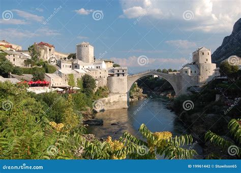 The Stari Most At Mostar Stock Photo Image Of Mostar 19961442