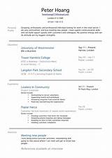 Resume Examples For College Graduates With No Experience Photos