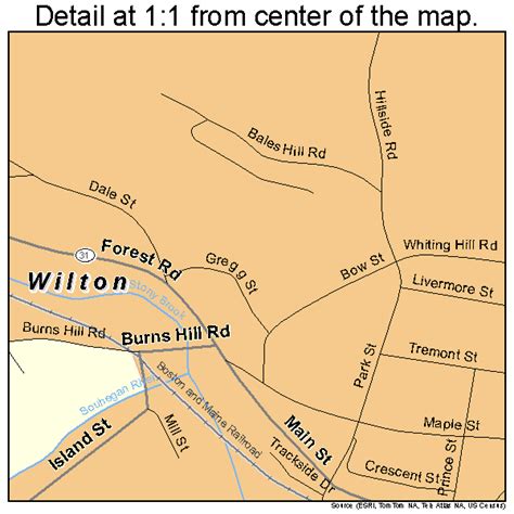 Wilton New Hampshire Street Map 3385140