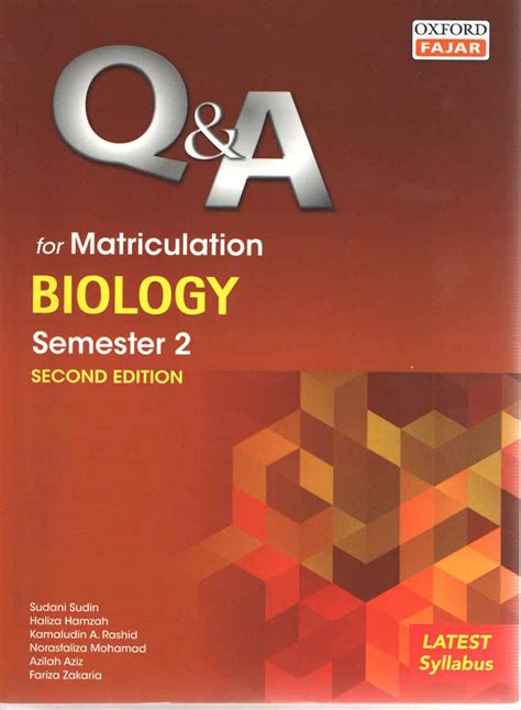 Our books collection hosts in multiple countries, allowing you to get the most less latency time to download any of our books like this one. (PDF) Q & A for MATRICULATION BIOLOGY Semester 2 Second ...