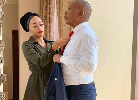 Malema let the cat out of the bag when he posted a picture of him and mantwa on friday morning with a caption that read: Malema Attacks IEC Officer Who Intended To Remove His Wife ...