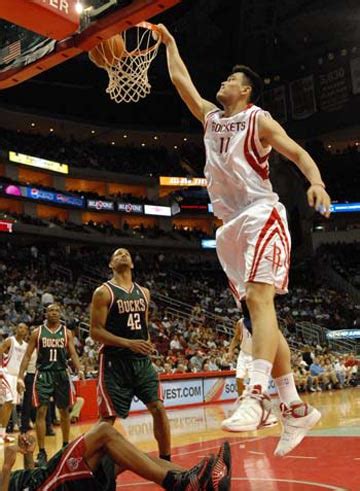 amazing information tallest nba basketball player yao ming china  meter height  feet