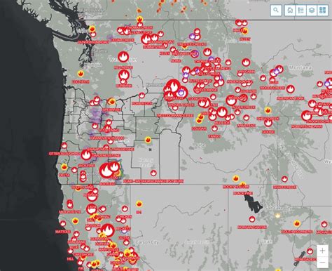 State Of Oregon Fires And Hotspots Dashboard Mckenzie Recovery