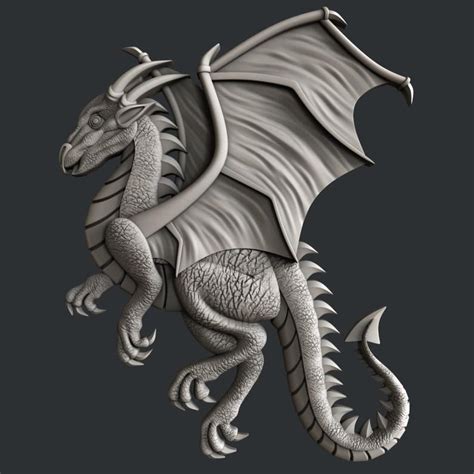 3d Stl Models For Cnc Router Dragon Etsy Wood Carving Designs Wood