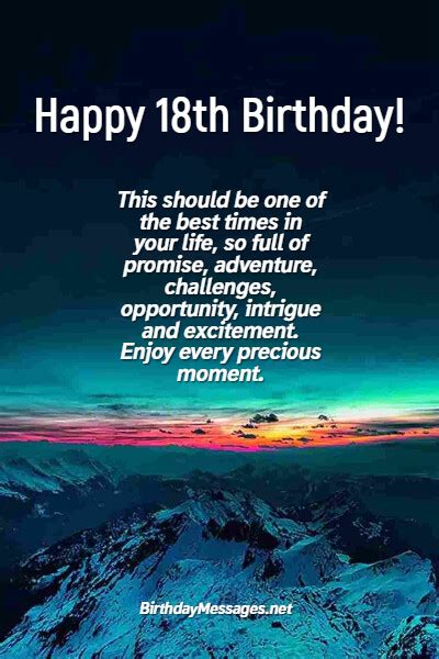 18th Birthday Wishes And Quotes Birthday Messages For 18 Year Olds 2022