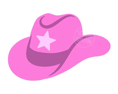 Cowgirl Hat Digital Download SVG PNG Design Files For Etsy