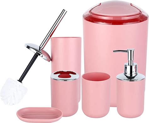 Pink Bathroom Accessory Sets Bathroom Accessories Home