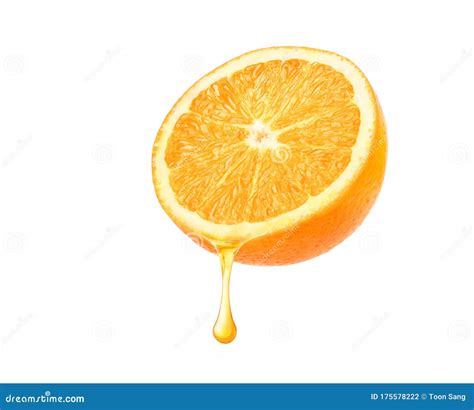 Fresh Orange Juice Dripping Stock Photo Image Of Lime Juice 175578222