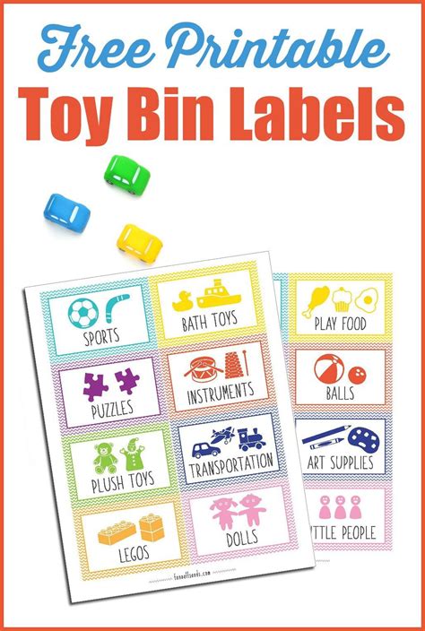 Printable Toy Bin Labels That Are Cute And Free Toy Bin Labels