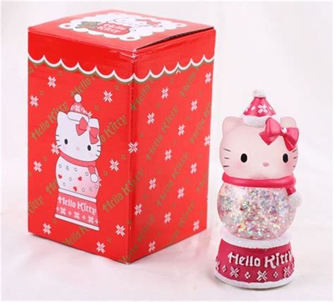 Japan Sanrio Hello Kitty Christmas Led Light Up Snowglobe Dome 374375