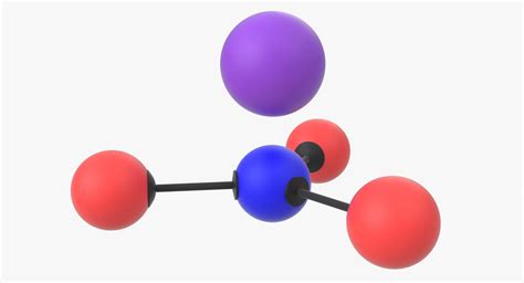 Potassium Nitrate Molecule 3d Model Turbosquid 1425458