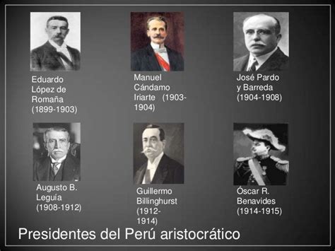 La República Aristocrática En El Perú
