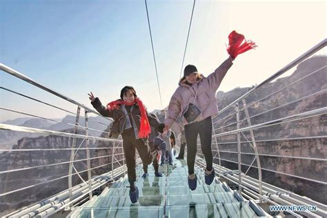 Worlds Longest Glass Bottomed Bridge Opens In Hebei By Shanghaiist