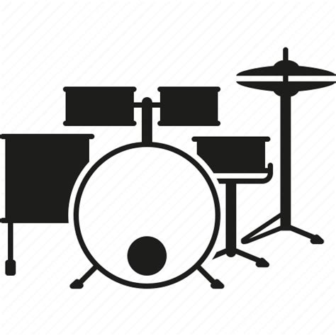 Drum Kit Drum Set Drums Instrument Music Percussion Sound Icon