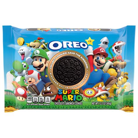 Super Mario™ Oreo Chocolate Sandwich Cookies Limited Edition 122 Oz