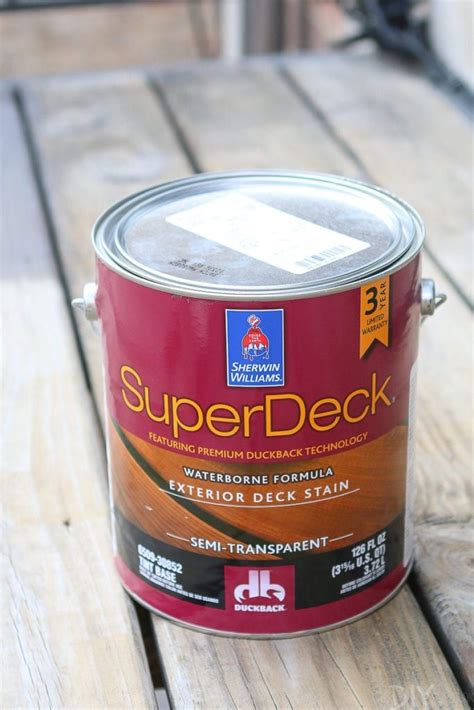 Unfortunately, after drying the finish was a tacky uneven finish that. How to Clean and Stain a Deck | Staining deck, Sherwin ...