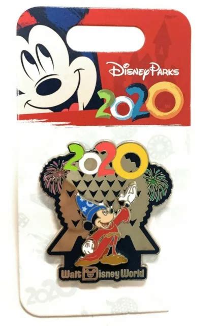 Disney Parks 2020 Sorcerer Mickey Epcot Spaceship Earth Fireworks Pin