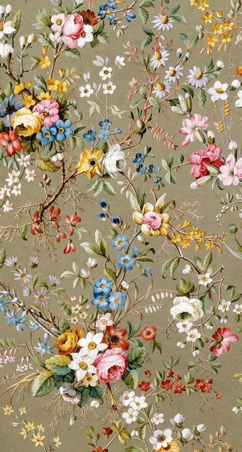 Flowers Wallpaper Iphone Vintage Floral Prints 34 Trendy Ideas