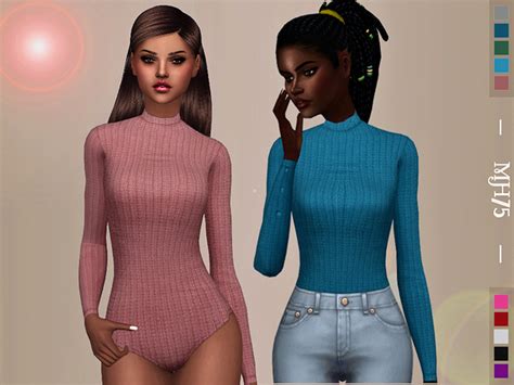S4 Thermal Bodysuittop By Margeh 75 At Tsr Sims 4 Updates