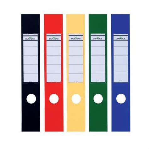 Templates are available in adobe. DURABLE ORDOFIX Self-Adhesive PVC Spine Labels (Assorted ...