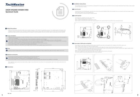 Technexion Axon Wizard Imx8m Mini Quick Start Manual Pdf Download