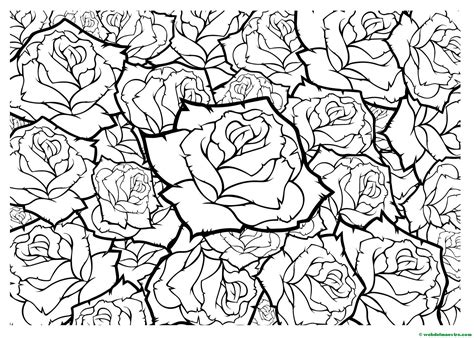Dibujos De Flores Para Colorear Web Del Maestro