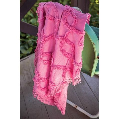 Learn how to do just about everything at ehow. Fuschia Pink Cotton Tufted Fringed Throw Blanket 30" x 40 ...