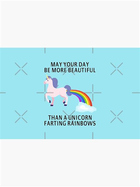 May Your Day Be More Beautiful Than A Unicorn Farting Rainbows Zipper