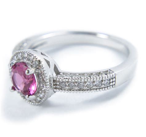 Searching the largest collection of vintage style cubic zirconia rings at the cheapest price in tbdress.com. Antique 1.50 Carat Red Cubic Zirconia Engagement Ring in Silver on Sale - JeenJewels