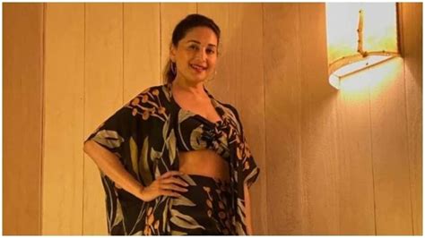 Madhuri Dixit Dresses In Co Ord Bralette And Pants For Date Night In