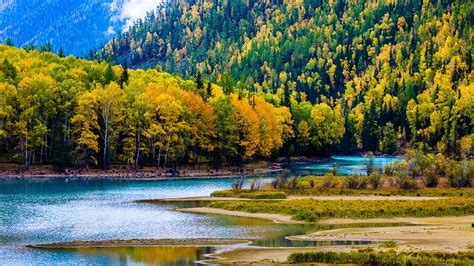 Kanas Lake Xinjiang China Travel Photo Hd Wallpaper 01 1920x1080