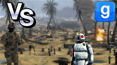 Half Life Combine Soldiers Vs Modern Military Npc Vs Snpc Fight Garrys