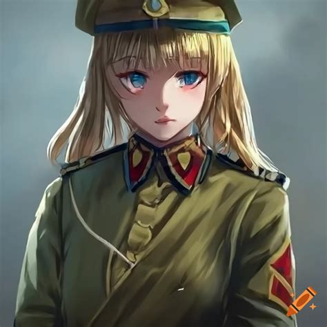Historical Russian Girl In Uniform With Mosin Nagant Rifle On Craiyon