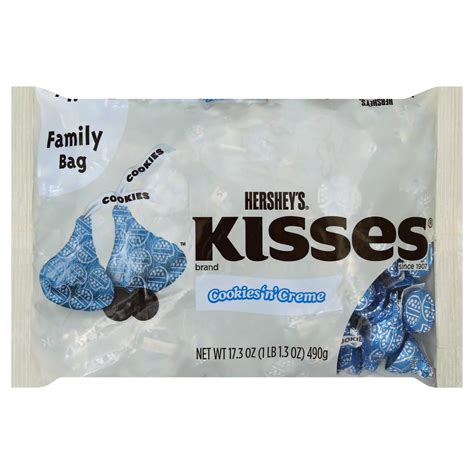 Hersheys Kisses Cookies N Creme Shop Candy At H E B