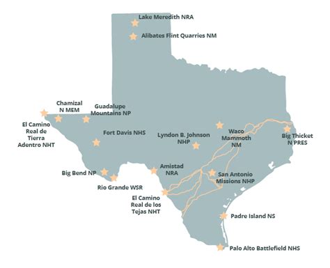Large Map Of Texas State Parks