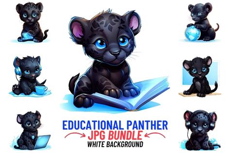 Educational Baby Black Panther 12  Graphic By Digitalcreativeden