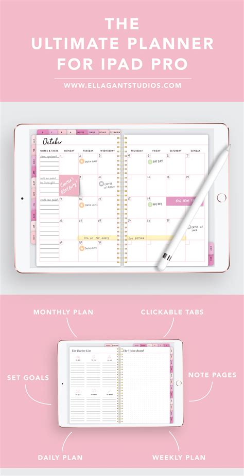 The Ultimate Planner For Ipad Pro Planner Digital Planner Ultimate