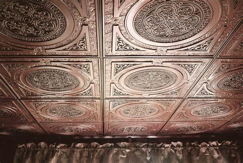 Fake tin ceiling tiles are actually made from paper so they are very lightweight. 225 Faux Tin Ceiling Tile - Talissa Decor - Wide Selection ...