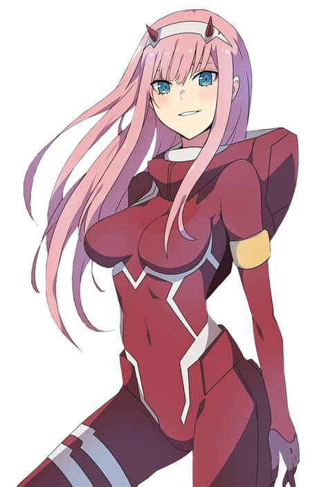 Anime Girl Zero Two Png Hd Png Mart