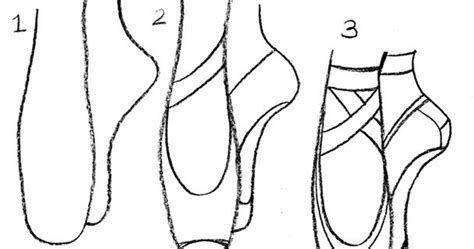 coloring activity pages   draw ballet pointe shoes