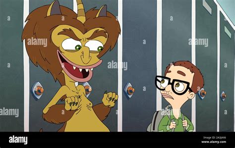 Big Mouth From Left Maurice The Hormone Monster Voiced By Nick Kroll